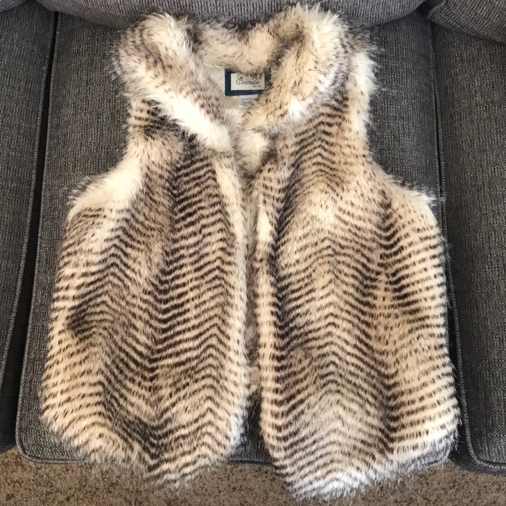 Faux fur vest